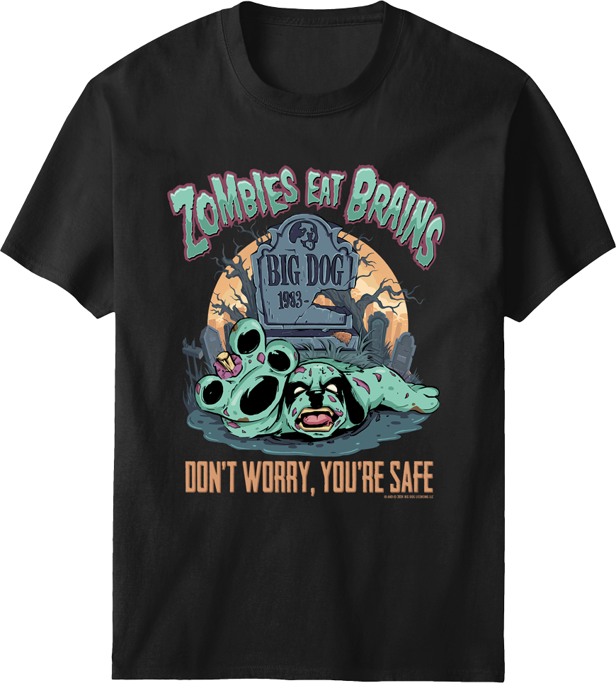 Zombies Eat Brains T-shirt – Big Dogs