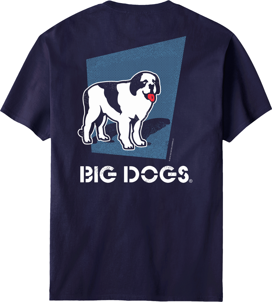 Big Dog Logo Retro T-shirt – Big Dogs Big Dog Logo Retro T-shirt – Big Dogs