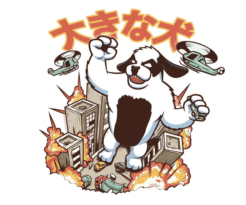 Kaiju Dog Long Sleeve T-shirt – Big Dogs