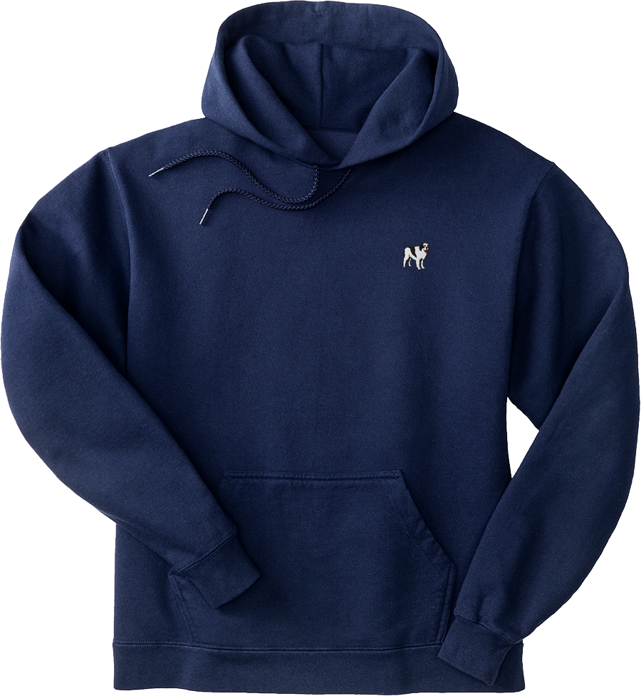 French Terry Fleece Embroidered Hoodie – Big Dogs French Terry Fleece Embroidered Hoodie – Big Dogs