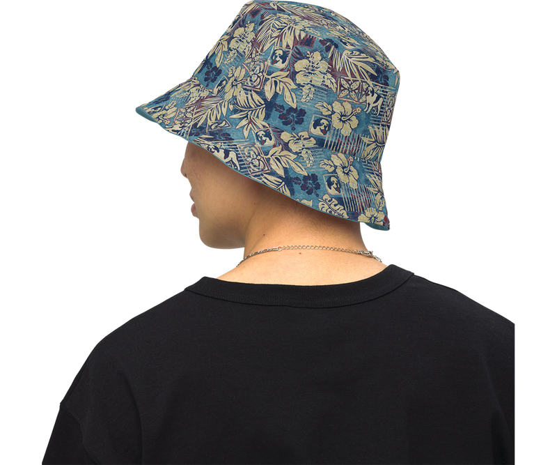 Hibiscus Ferns Reversible Bucket Hat
