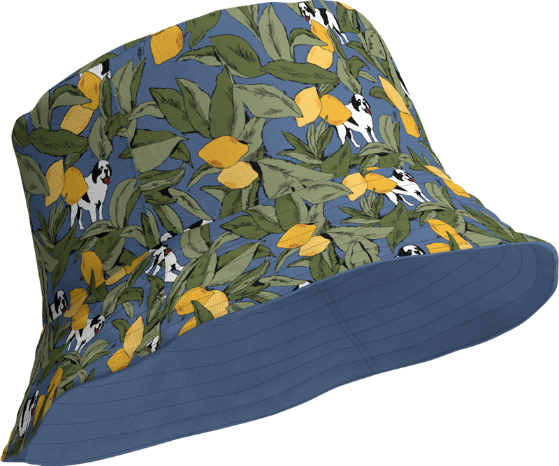 Lemon Dog Reversible Bucket Hat