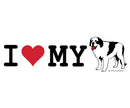 I Heart My Big Dog Graphic Crew