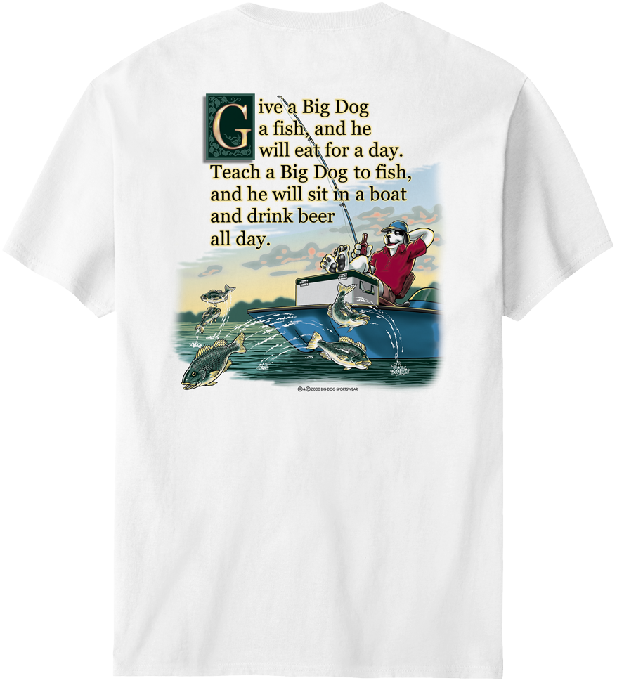 Dog clearance fishing shirt