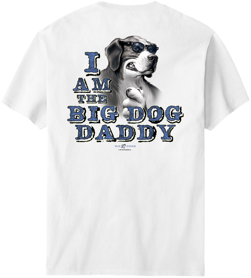 Dog in top a shirt