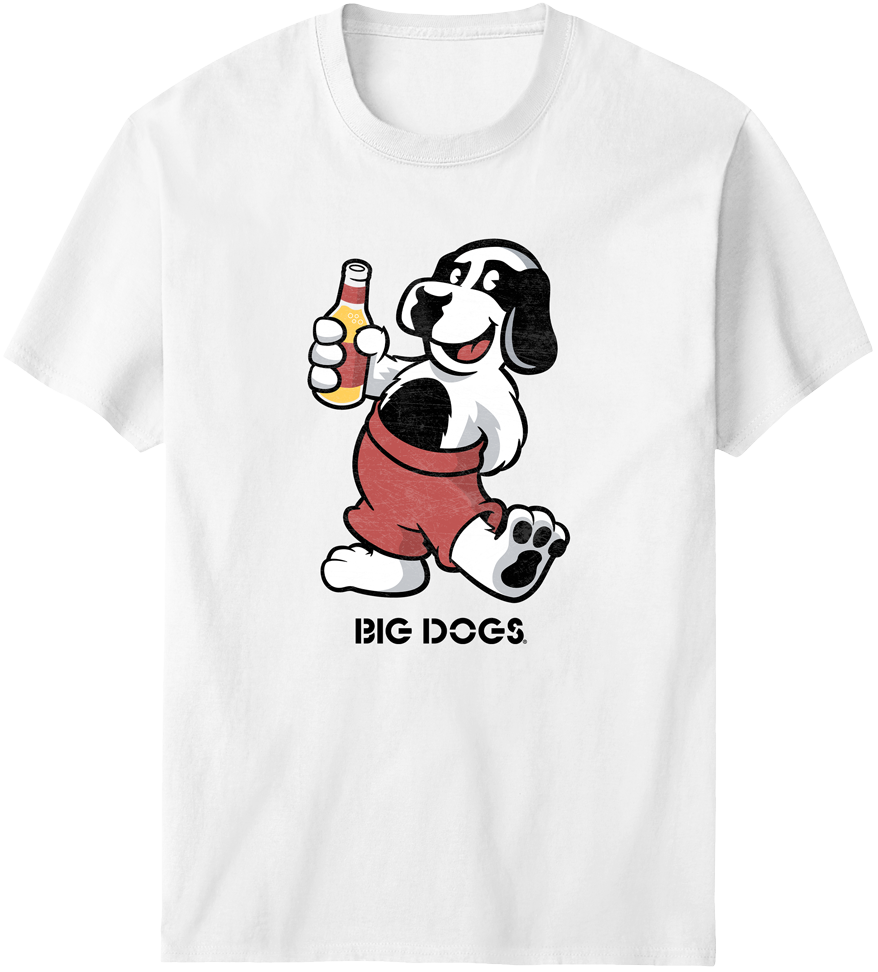 Dog Character Pose T-Shirt – Big Dogs - Main Image