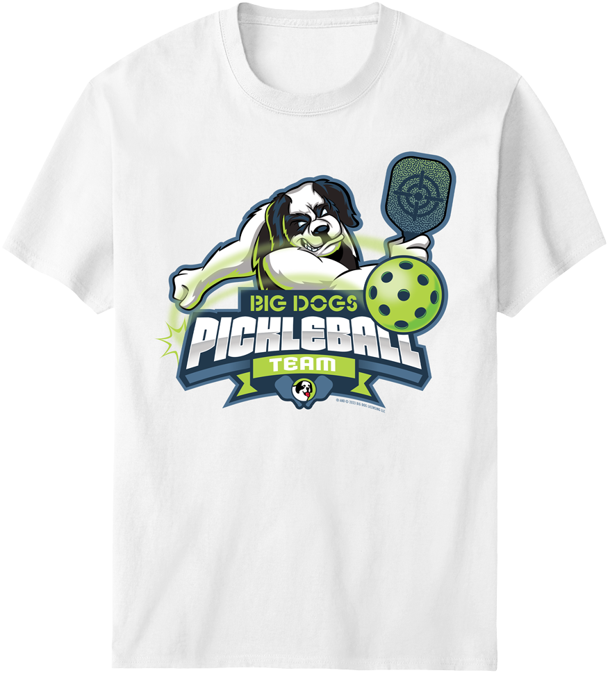 Big Dogs Pickleball Team T-Shirt