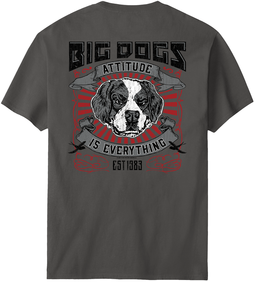 Attitude Label TShirt Big Dogs