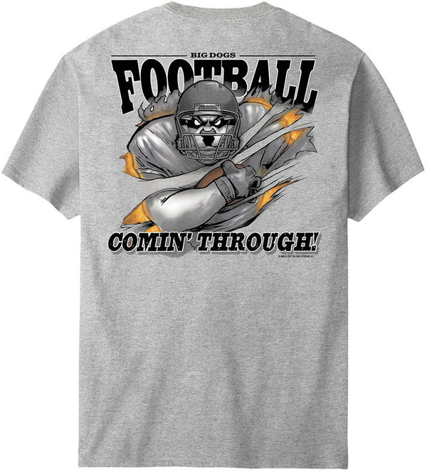 Football Coming Through T-Shirt