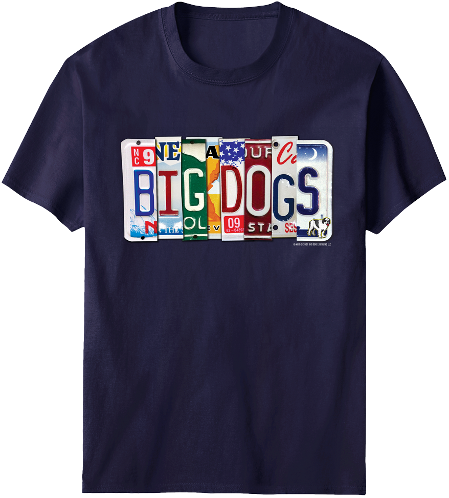 Bd License Plate T-Shirt – Big Dogs