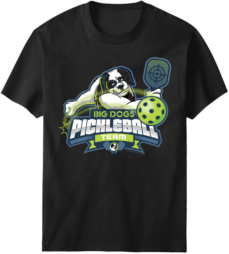 Big Dogs Pickleball Team T-Shirt