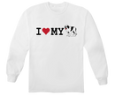 I Heart My Big Dog Long Sleeve T-shirt