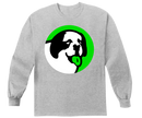 Circle Logo Neon Green Long Sleeve T-shirt