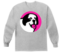 Circle Logo Neon Pink Long Sleeve T-shirt