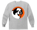 Circle Logo Neon Orange Long Sleeve T-shirt