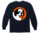 Circle Logo Neon Orange Long Sleeve T-shirt