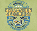 Dept. Of Relaxation Specialist Weathered Wash Tee