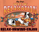 Dept. of Relaxation Ukulele Dog Garment Wash Crew