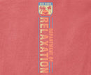 Department of Relaxation Wave Pigment Washed Long Sleeve Tee
