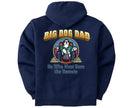 Big Dog Dad Remote Graphic Hoodie
