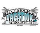 6 Month Vacation Graphic Hoodie