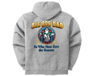 Big Dog Dad Remote Full Zip Graphic Hoodie