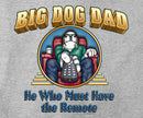 Big Dog Dad Remote Full Zip Graphic Hoodie