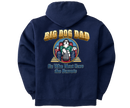 Big Dog Dad Remote Full Zip Graphic Hoodie