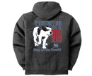 Stay On the Porch Full Zip Graphic Hoodie