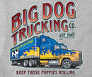 Big Dog Trucking Co. Full Zip Graphic Hoodie