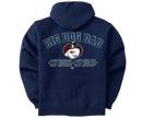 Big Dog Dad Full Zip Graphic Hoodie