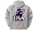 USA Full Zip Graphic Hoodie