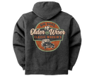 Older But Wiser Full Zip Graphic Hoodie
