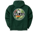 Relax Tropics Full Zip Graphic Hoodie