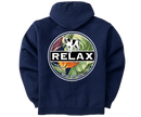 Relax Tropics Full Zip Graphic Hoodie