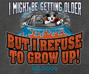 Refuse to Grow Up Full Zip Graphic Hoodie