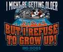 Refuse to Grow Up Full Zip Graphic Hoodie