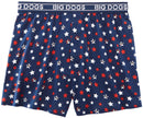 Logo and Stars Printed Knit Boxers
