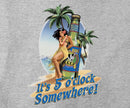 5 O'Clock Somewhere Hula Muscle Shirt