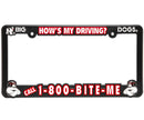 1-800-BITE ME License Plate Frame