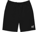 Logo Embroidered Men's Fleece Shorts