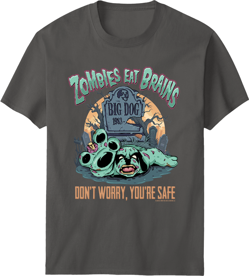 boogie monsters buffalo Zombies Eat Brains T-shirt – Big Dogs