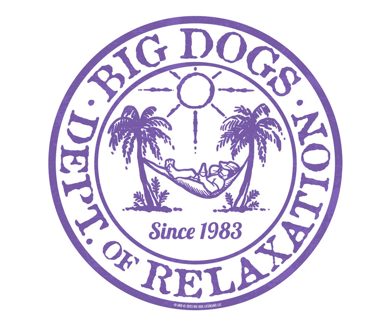 Relaxation Badge Purple T-shirt