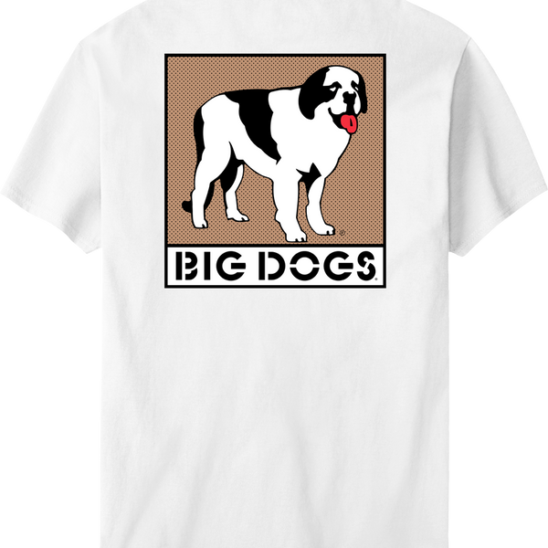 Nice Ghost Club★韓国★男女兼用★My Dog Big T-shirt_White Box Logo Tan T-shirt – Big Dogs