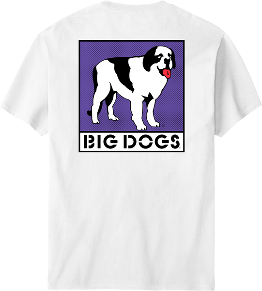 Box Logo Purple T-shirt – Big Dogs