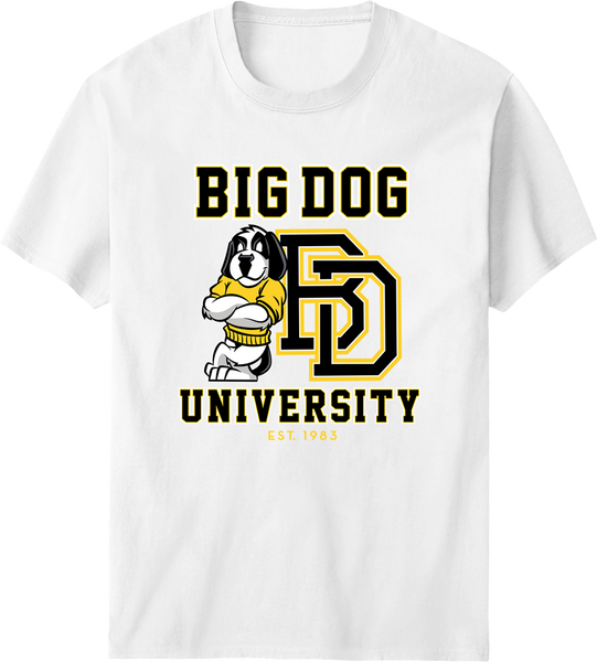 Bd University Black Gold T-shirt – Big Dogs