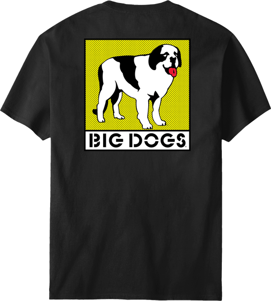 Box Logo Yellow T-shirt – Big Dogs