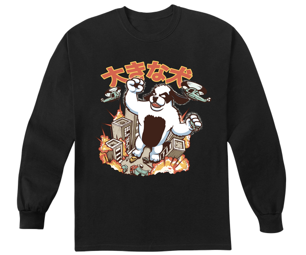 Kaiju Dog Long Sleeve T-shirt – Big Dogs