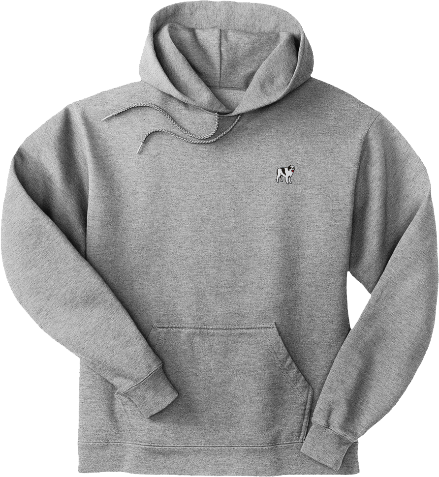 パーカー・フーディ COVERNAT Border Collie Emblem Hoodie Heather Grey 1305-99999-4484-026-