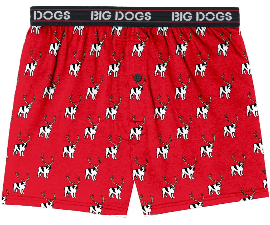 Dog Deer Knit Boxers Big Dogs
